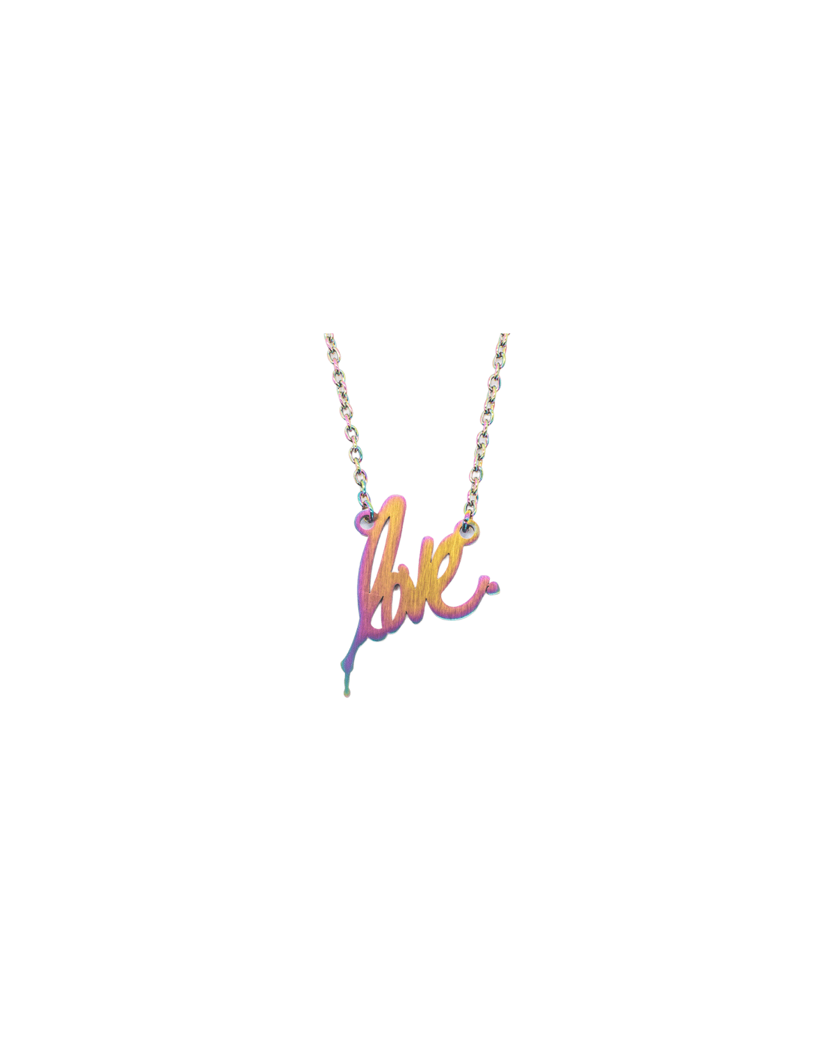 Iridescent Love Necklace