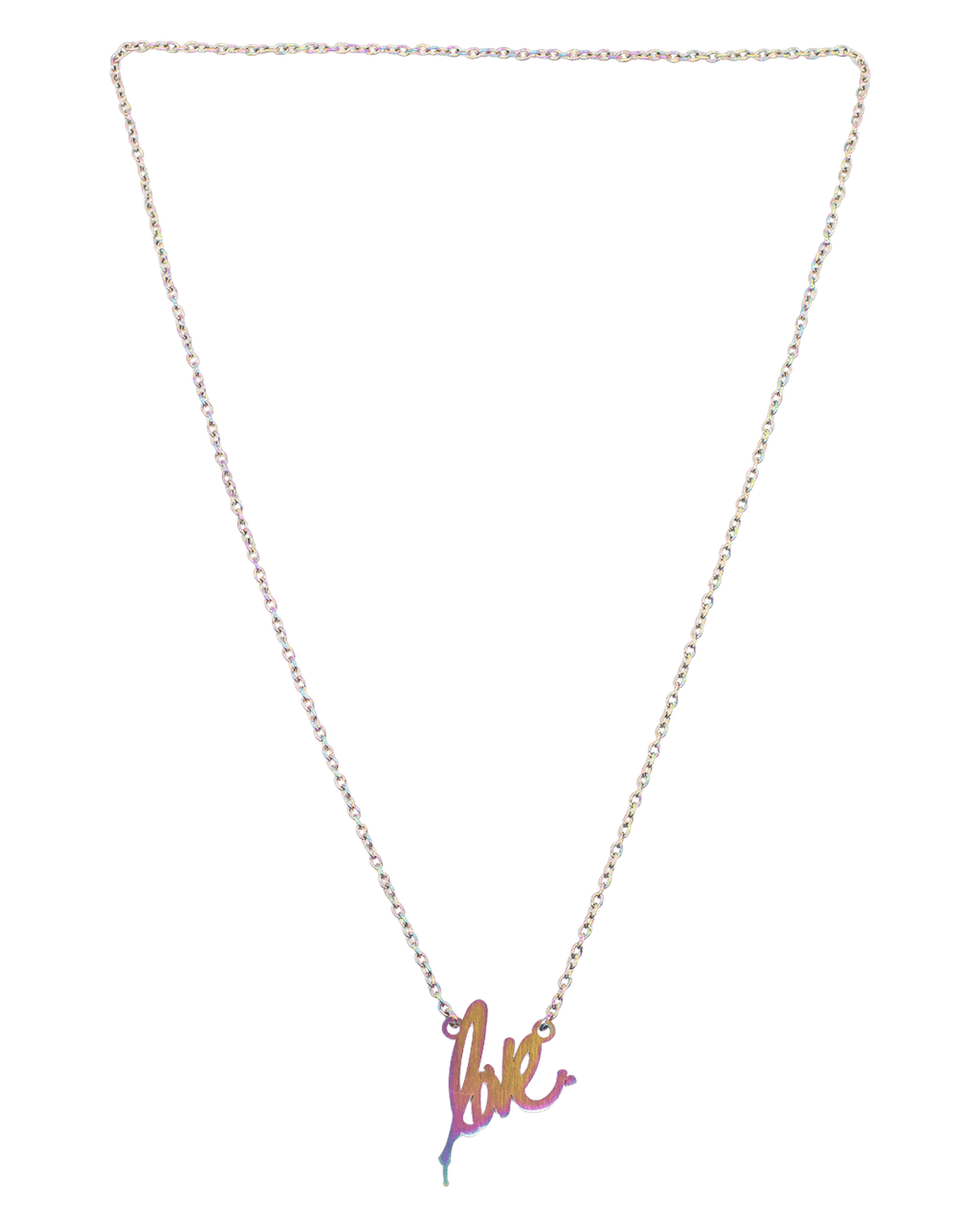 Iridescent Love Necklace