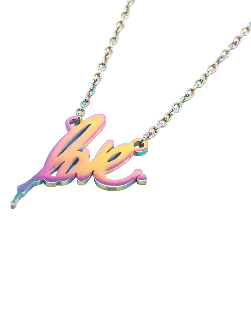 Iridescent Love Necklace