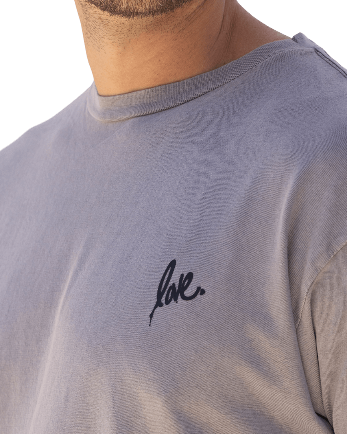 Love Vintage Tee - Faded Zinc