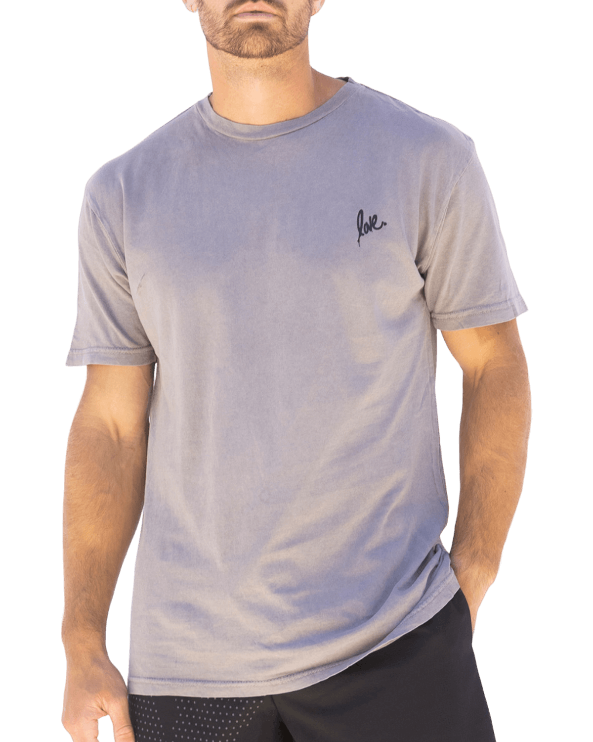Love Vintage Tee - Faded Zinc