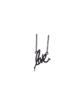 Black Love Necklace