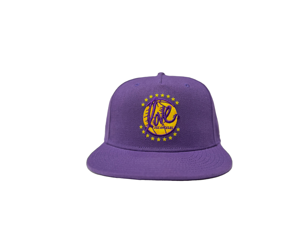 Lakers Love Snapback | Purple