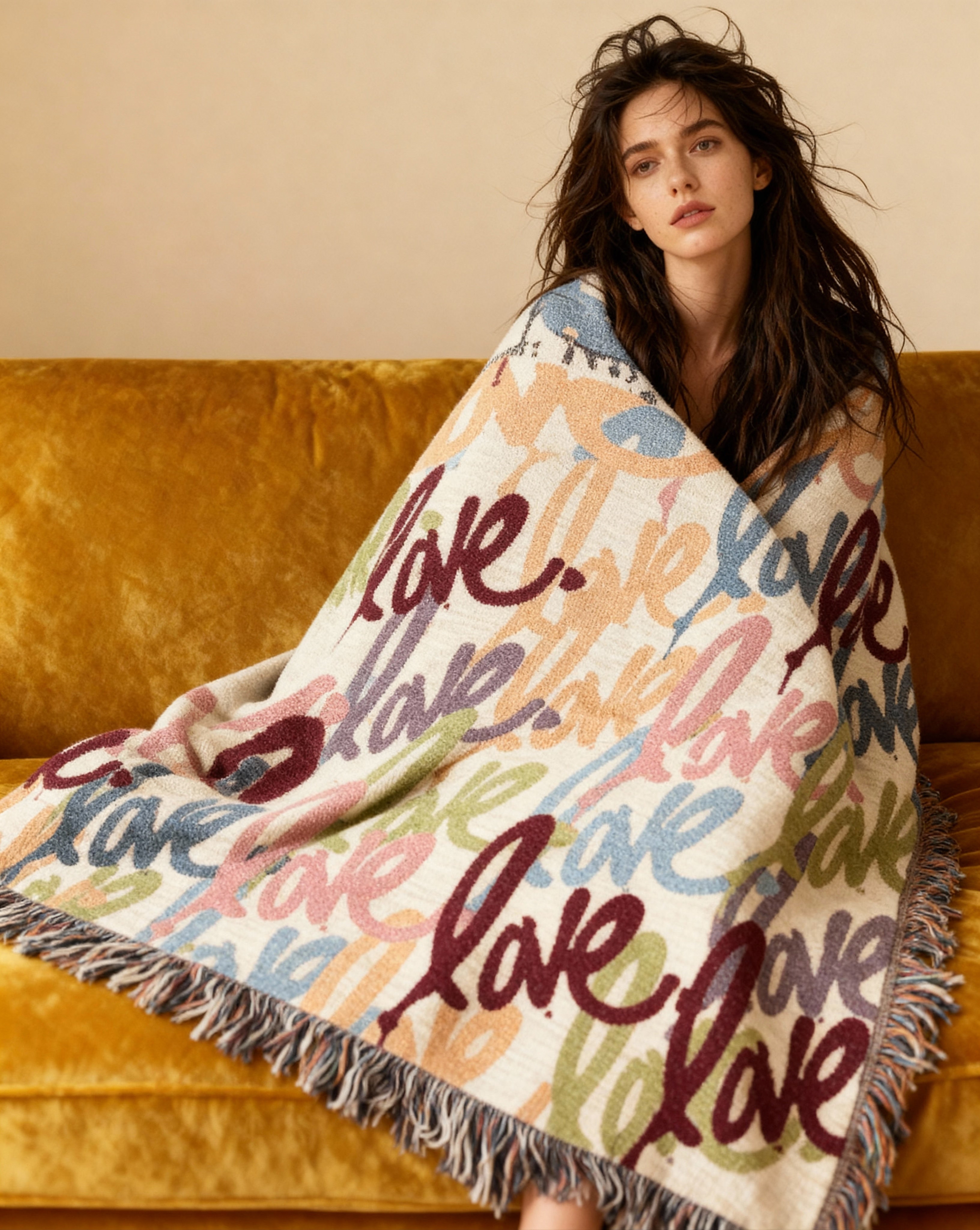 Woven Love Blanket - Color