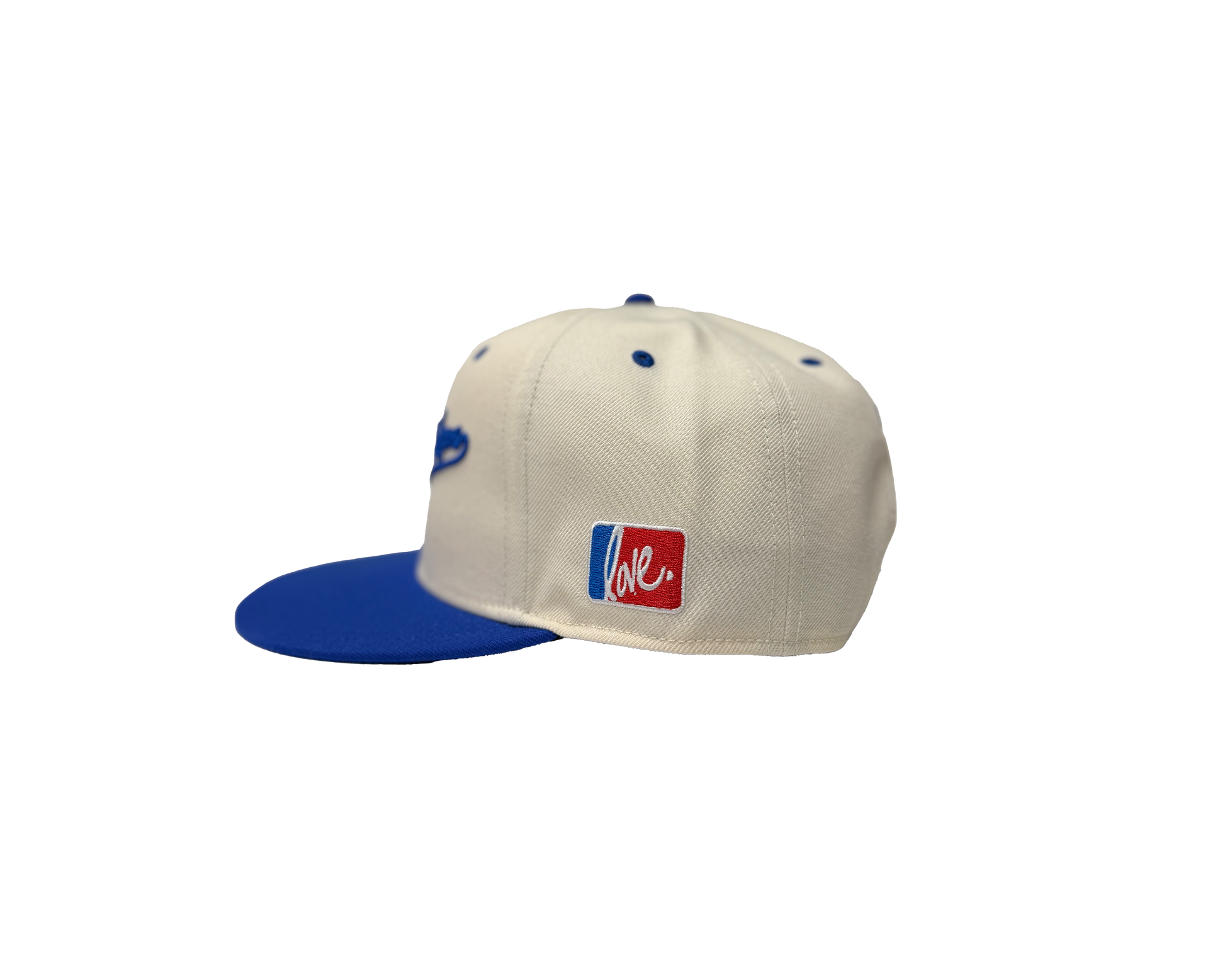 Live Through Love Snapback | Cream/Dodger Blue