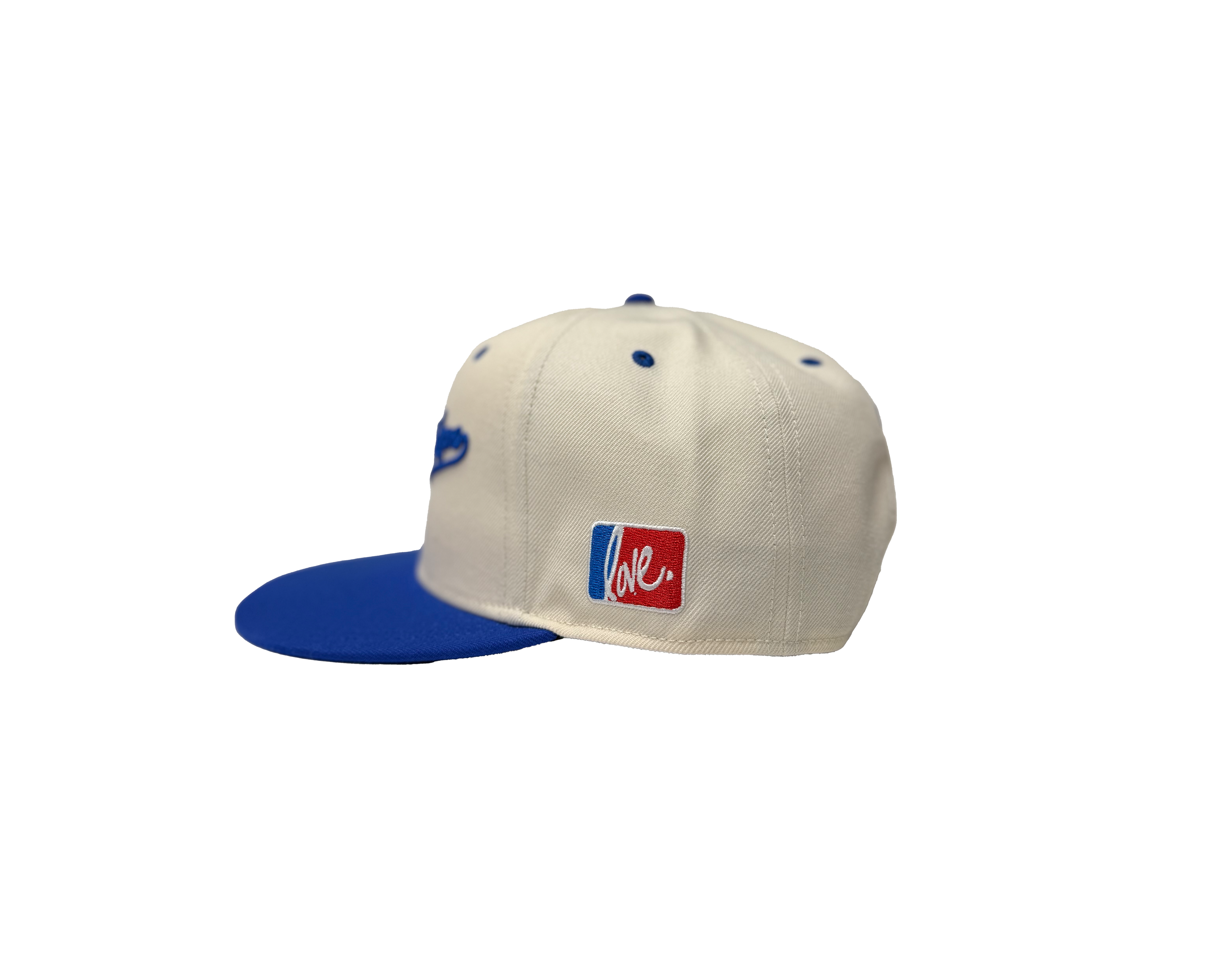 Live Through Love Snapback | Cream/Dodger Blue