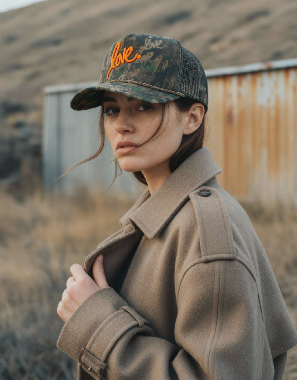 Love Camo Trucker Hat