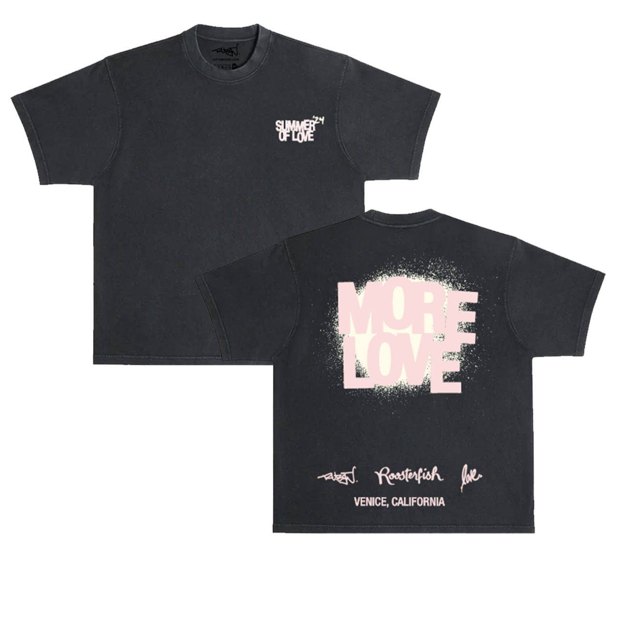 More Love Rooster Fish Venice Tee