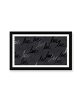 Eternal Black Print Black Frame 40" x 20" (AP)