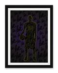 'The Black Mamba' Print (AP) Black Frame