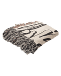 Woven Love Blanket - Black & White
