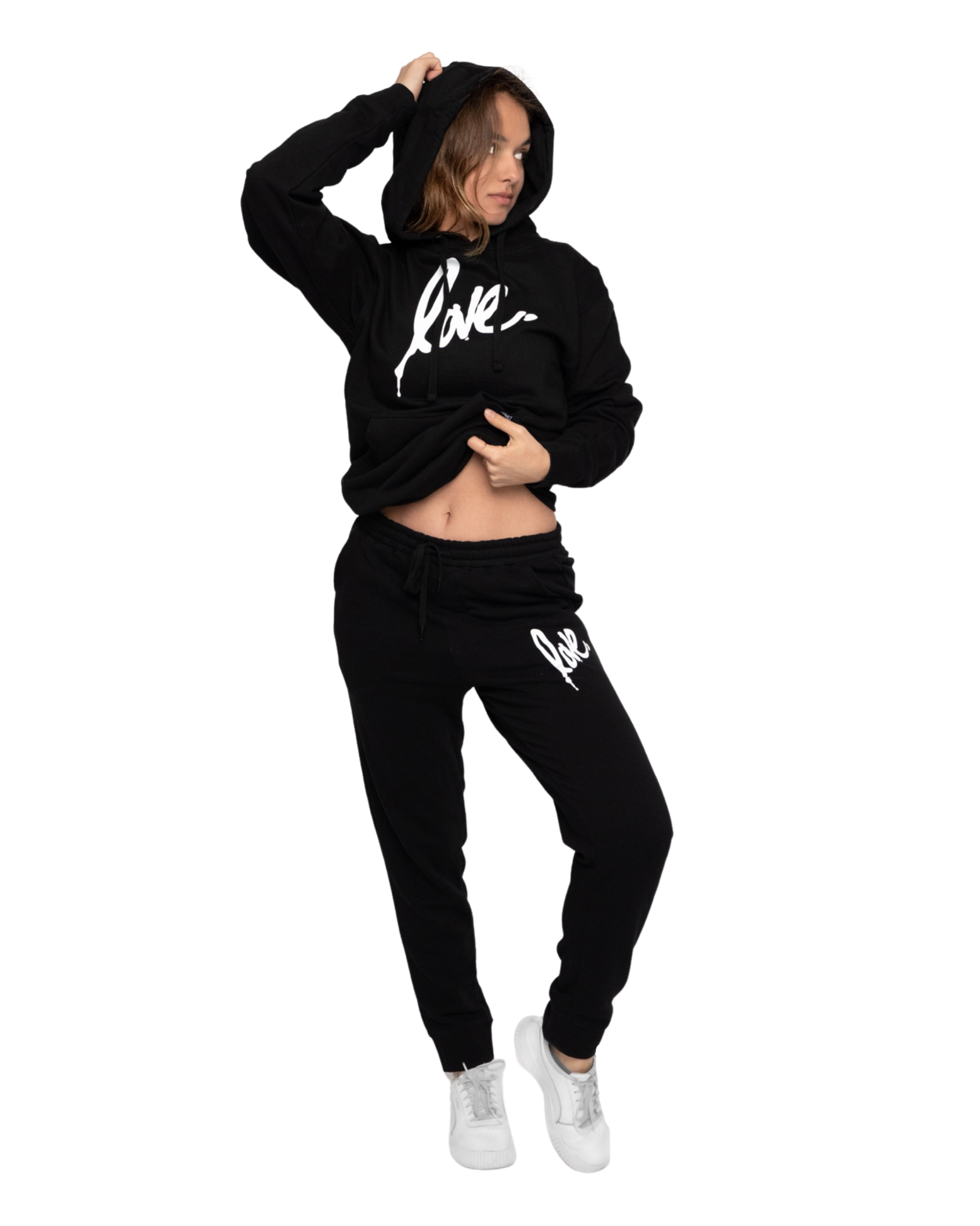 The Original Love Hoodie Black