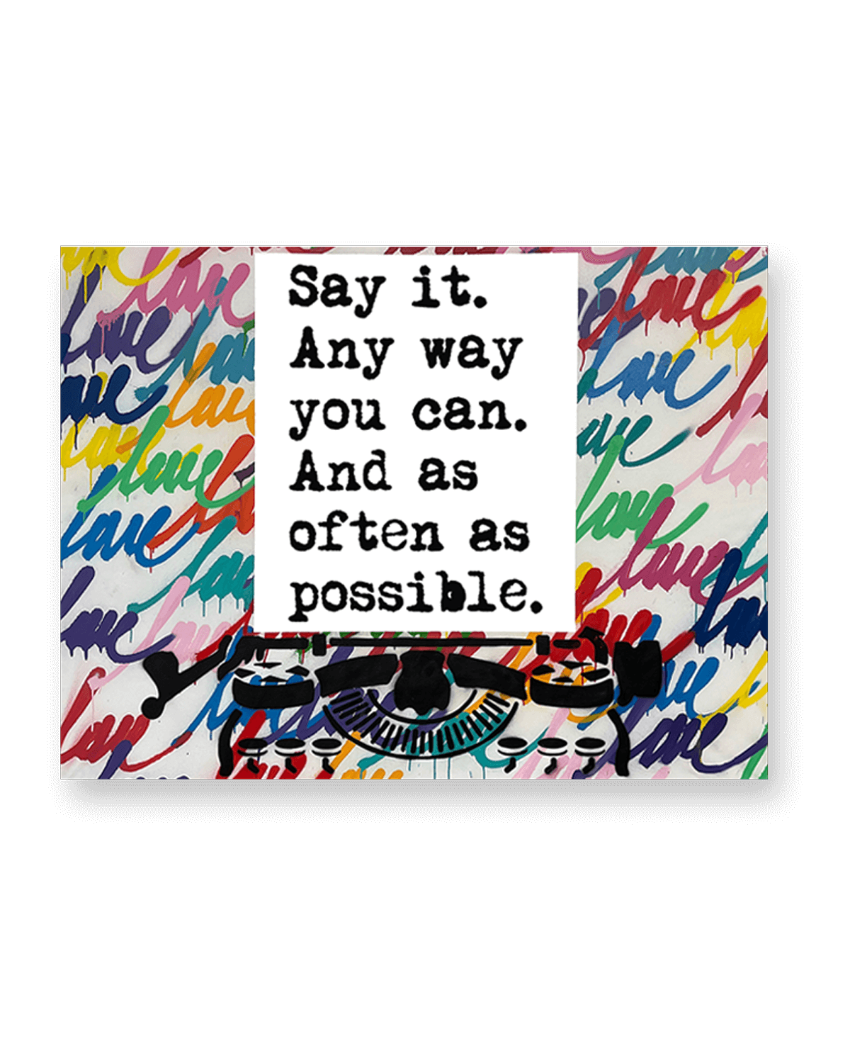'Any Way You Can' Canvas 48" x 36" (AP)